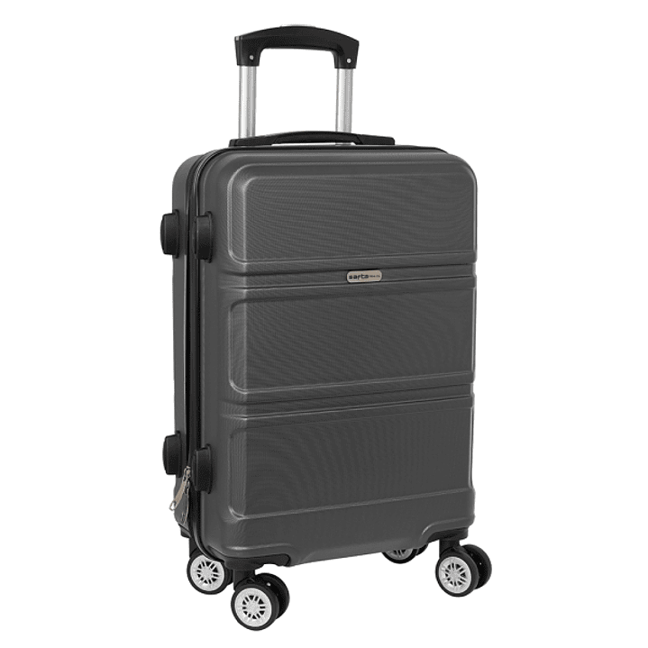 Safta Travel Maleta Trolley de Cabina 20 - Cierre con Candado - Interior Forrado - Cintas con PVC - Ruedas Giratorias - Asa Extensible - 40.1 L - 345 1