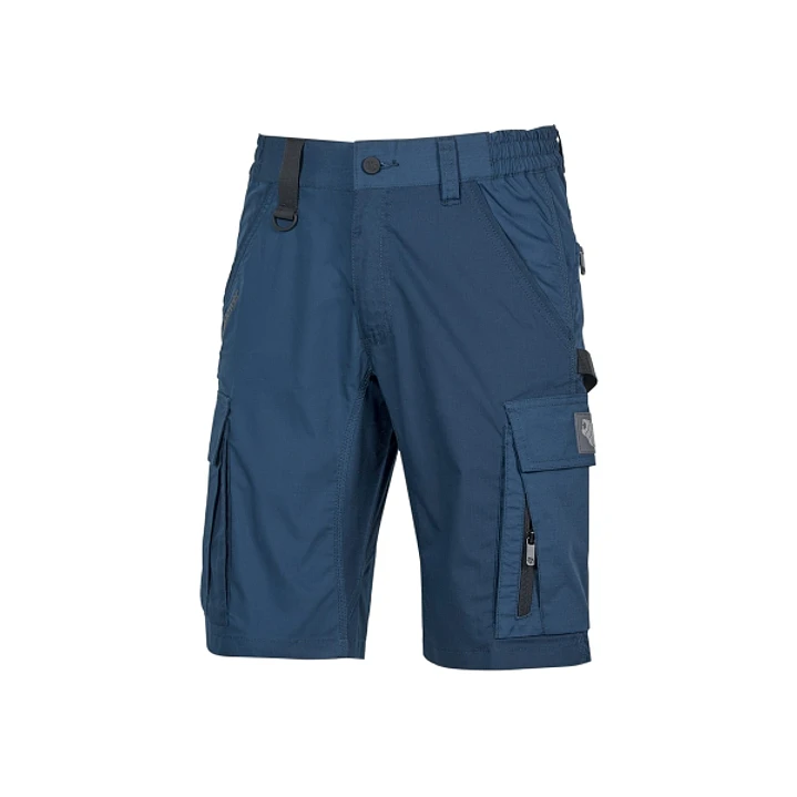 Upower Solaris Bermudas Cargo Funcionales - Talla XS - Tejido Ripstop Elastico, Multibolsillos, Detalles Reflectantes, Proteccion Lumbar, Cierre Antir 1