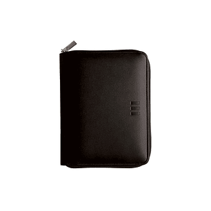 Finocam Open Pol Agenda Organizador - Anual 2026 - Cierre de Cremallera - Formato 500 - 165x43x210mm - 1 Dia por Pagina - Color Negro