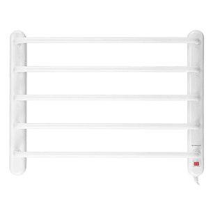 Orbegozo TH 8002 Toallero Electrico - Potencia 90W - Luz de Encendido - Tornillos para Montaje Incluidos - 45x60x9.5cm - Color Blanco