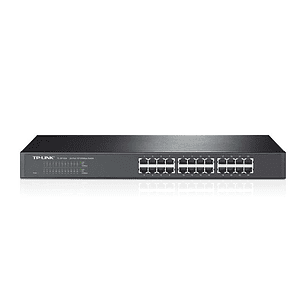TP-Link Switch para Bastidor - 24 Puertos a 10/100 Mbps - Tecnologia Verde