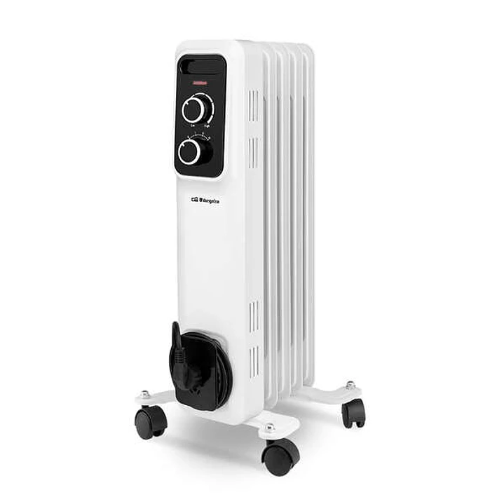 Orbegozo RS 1000 Radiador de Aceite Elegance - Potente y Silencioso - Proteccion contra Sobrecalentamiento y Antivuelco - Facil de Transportar y Manej 1