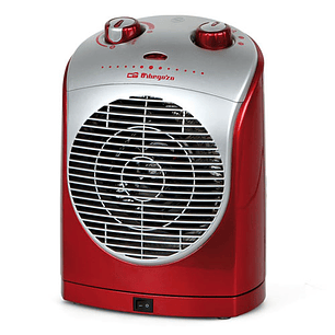 Orbegozo FH 5025 Calefactor con Ventilador - Potencia 2200W - Oscilante - Base Antideslizante - Indicador Luminoso - Proteccion contra Sobrecalentamie