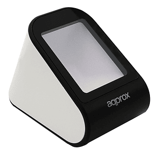 Approx Lector de Codigos de Barras Sobremesa 1D/2D - Indicador LED y Beeper - Velocidad de Escaneo 30fps - Disparo Automatico