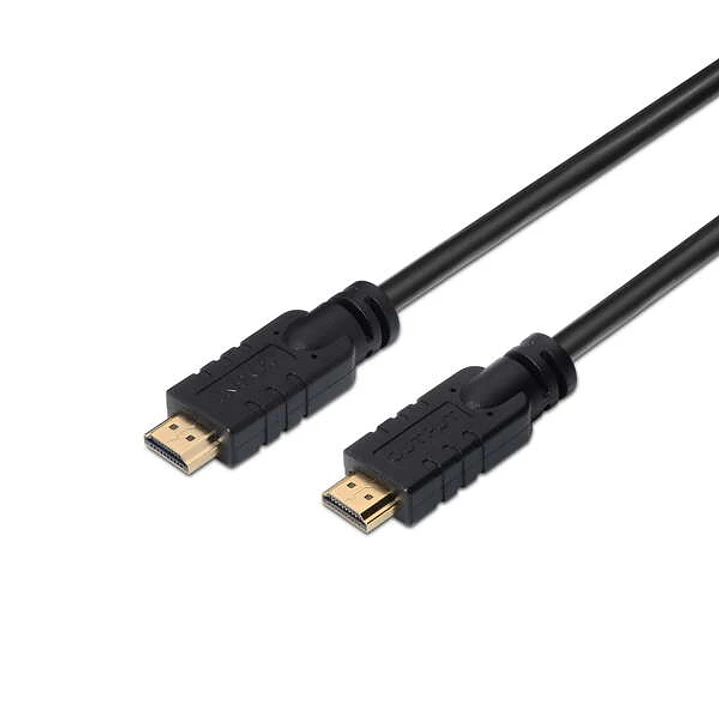 Aisens Cable HDMI Alta Velocidad / HEC con Repetidor - A Macho-A Macho - 30m - Chipset para Amplificar la Señal Full HD - Color Negro 1