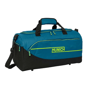 Safta Munich Land Bolsa de Deporte - Bandolera Ajustable - Cremallera Doble - Bolsillo Frontal - Bolsillos Laterales - Fondo Extraible - Tacos en Base