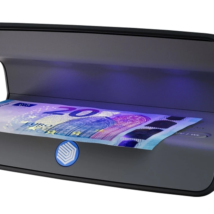 Safescan 75 LED Detector de Billetes Falsos UV - Reflector Integrado - Apto para Pasaportes, Documentos de Identificacion y Tarjetas de Credito 1