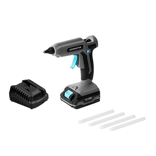 Cecotec CecoRaptor Perfect Fix 2020 Advance Pistola de Cola Termofusible - Autonomia 30min - Bateria 2Ah 20V - Indicador LED - Recargable - Apagado Au