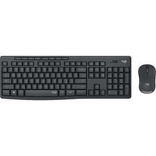 Logitech MK295 Pack Inalambrico Teclado + Raton 1000dpi 3 Botones - Teclas y Botones Silenciosos - Uso Ambidiestro - Color Negro