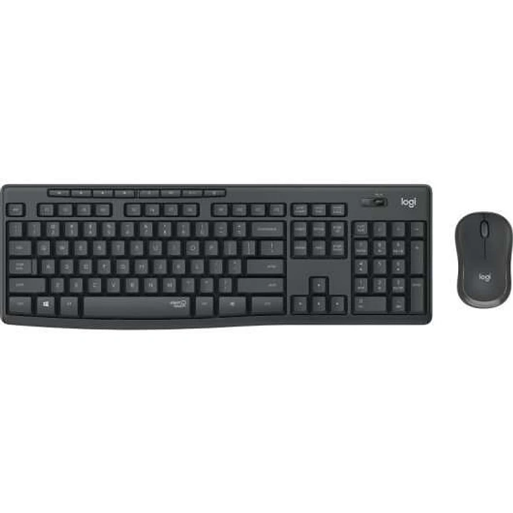 Logitech MK295 Pack Inalambrico Teclado + Raton 1000dpi 3 Botones - Teclas y Botones Silenciosos - Uso Ambidiestro - Color Negro 1
