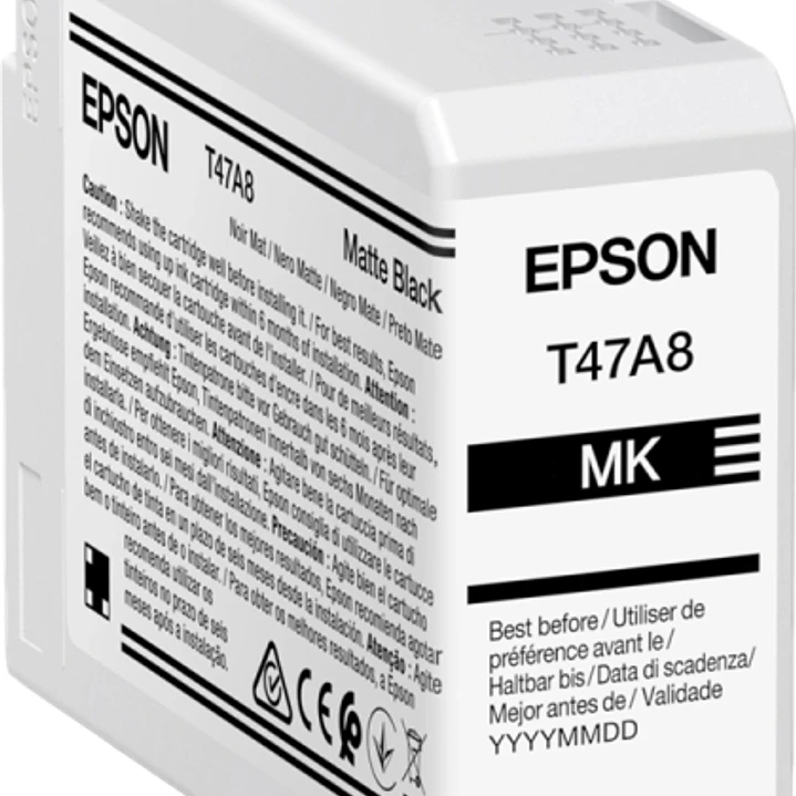 Epson T47A8 Negro Mate Cartucho de Tinta Original - C13T47A800 1
