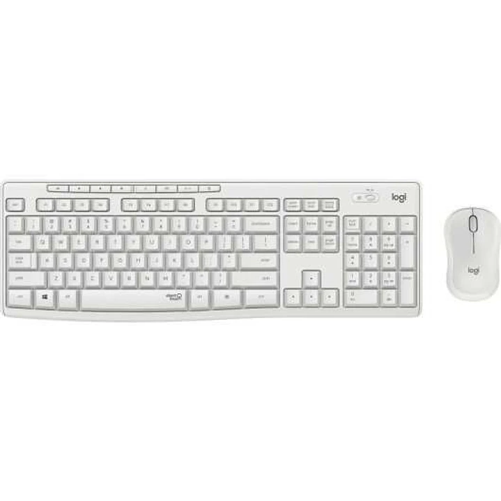 Logitech MK295 Pack Inalambrico Teclado + Raton 1000dpi 3 Botones - Teclas y Botones Silenciosos - Uso Ambidiestro - Color Blanco 1