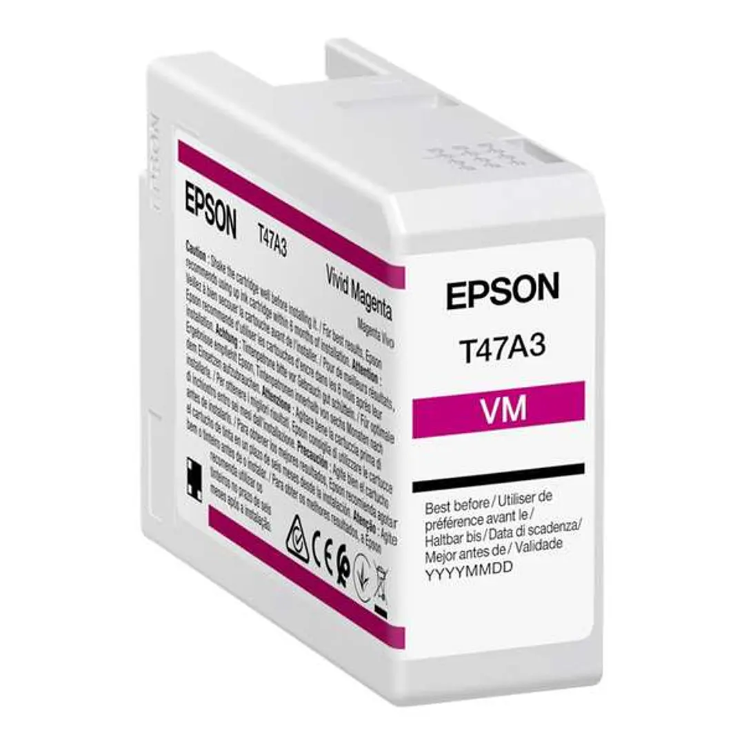 Epson T47A3 Magenta Vivido Cartucho de Tinta Original - C13T47A300 1