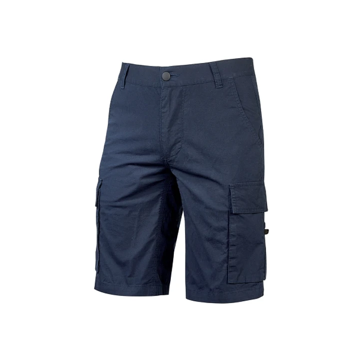 Upower Summer Bermuda Cargo de Algodon Elastico - Talla M - Ajuste Slim-Fit, Bolsillos Multifuncionales, Triple Costura, Boton Antiarañazos, Proteccio 1