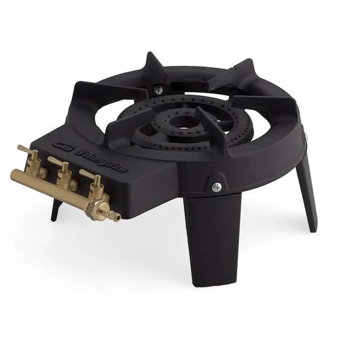 Orbegozo FO 6400 Hornillo a Gas Resistente y Eficiente - Potencia 7.000W - Hierro Fundido - Doble Quemador - Seguro y Practico 1