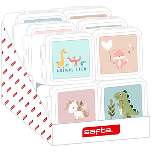 Safta Expositor para Fiambreras Infantiles - Expositor para Fiambreras - 290x340x340mm - Colores Surtidos
