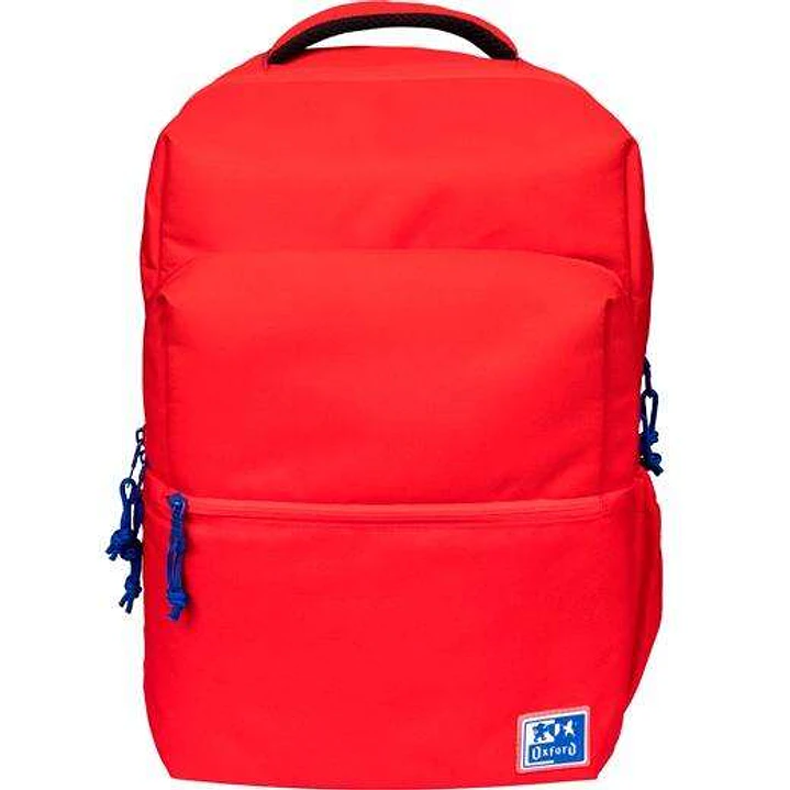 Oxford B-Ready Mochila Escolar - Tirantes Acolchados y Ajustables - Tamaño 42x30x15cm - Color Rojo 1