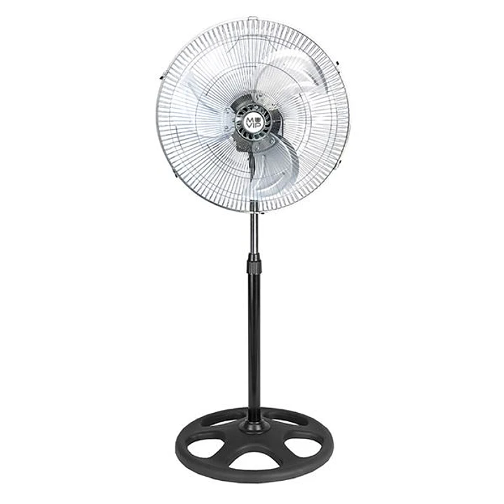 Muvip Ventilador Industrial de Pie - 75W - 45cm - 3 Velocidades - Color Plata/Negro 1
