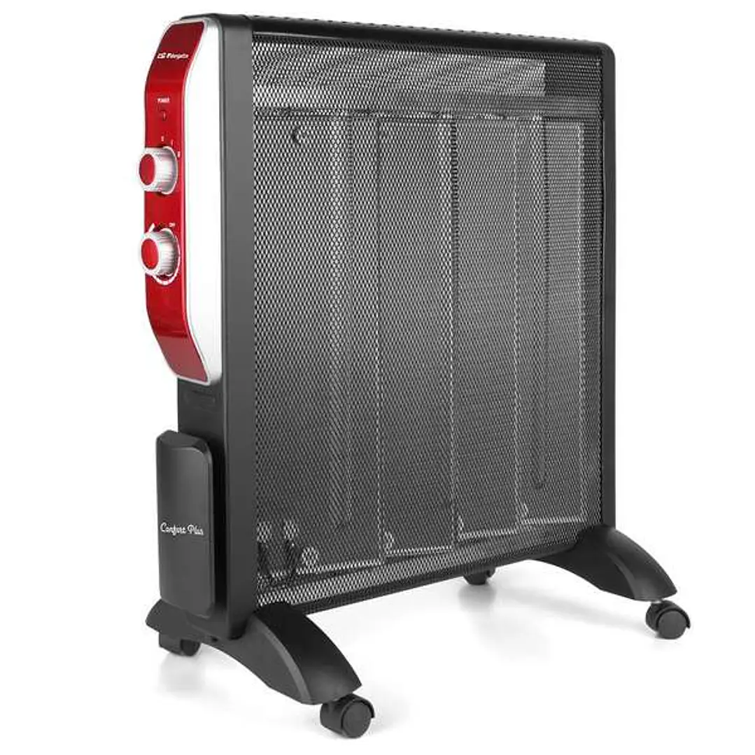 Orbegozo Radiador de Mica RMN 2050 - Potente y Seguro - Calor Instantaneo en 1 Minuto - Termostato Regulable - Sistema Antivuelco y Proteccion contra  1