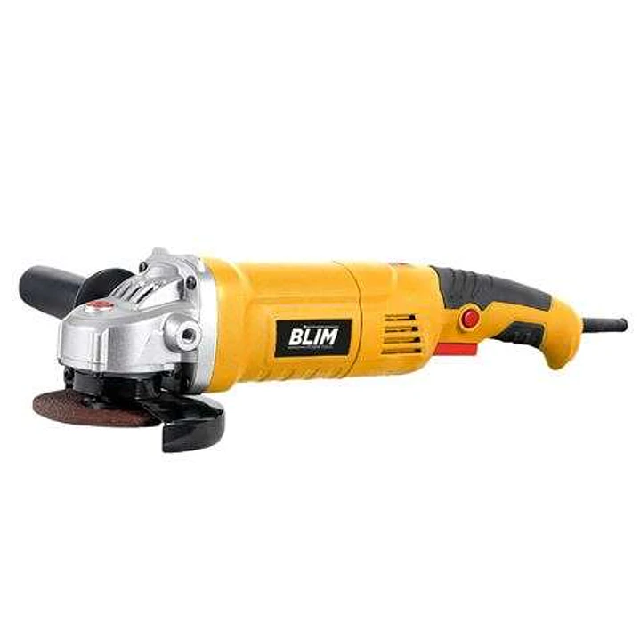 Blim Radial 125mm - Potencia 1200W - Regulacion Electronica - Diseño Ergonomico - Empuñadura Multiposicion - Proteccion Antichispas - Boton de Bloqueo 1