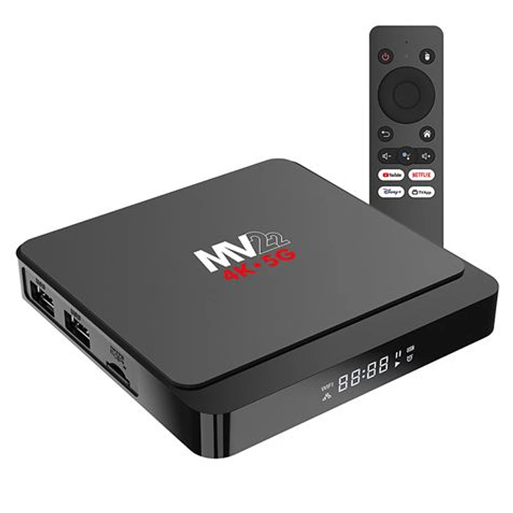 Muvip MV22 Mini PC Smart TV 4K 5G - Android 14 - Quad Core - 2GB RAM - 16GB - Color Negro 1