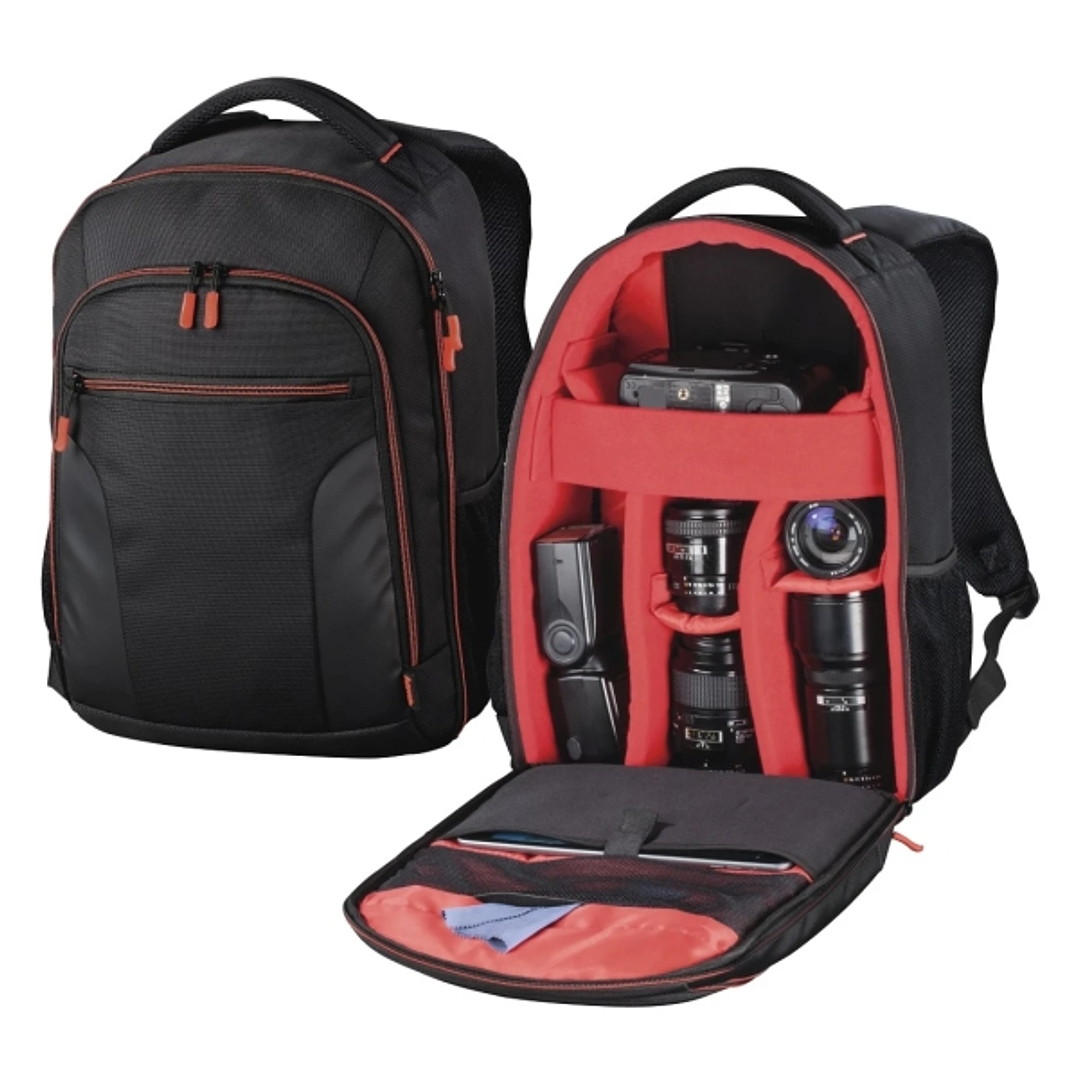 Hama Miami Mochila para Camara - Capacidad 12L - Poliester - Bolsillo para Tablet hasta 10.2