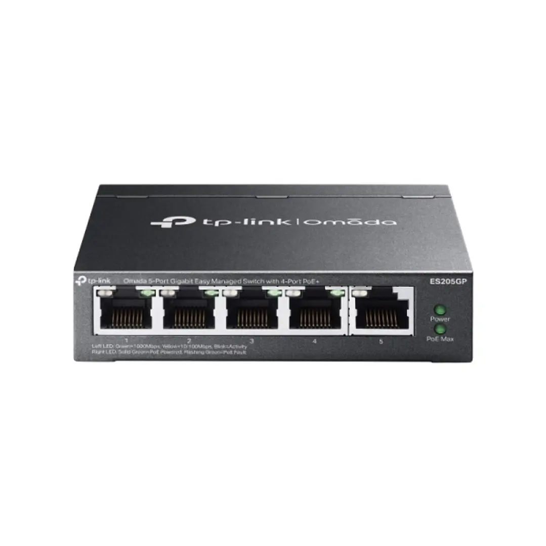 TP-Link Omada Switch Gestionado de 5 Puertos RJ45 Gigabit Ethernet PoE 1