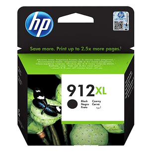 HP 912XL Negro Cartucho de Tinta Original - 3YL84AE