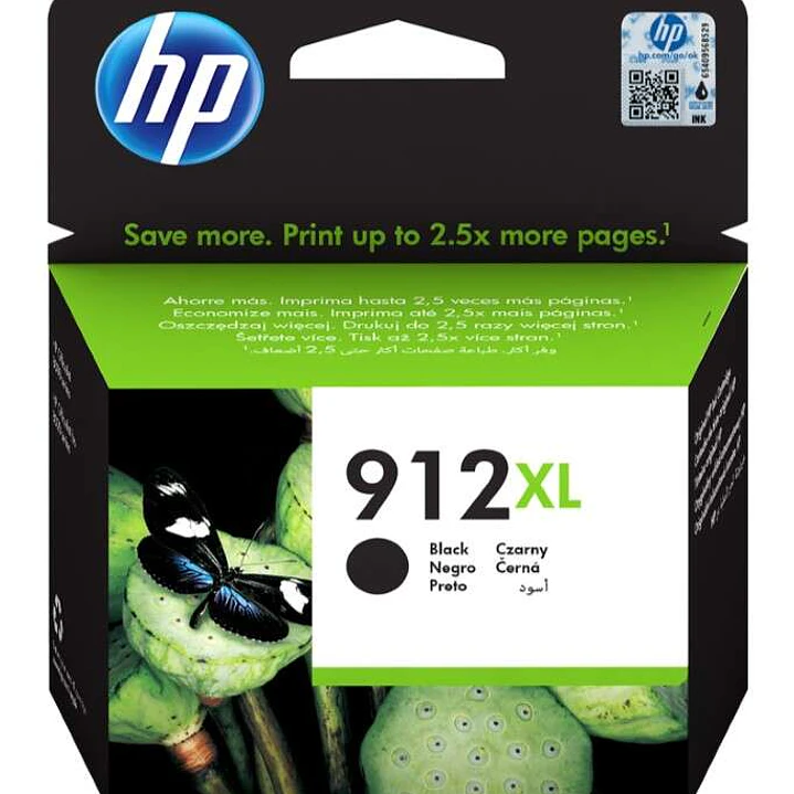 HP 912XL Negro Cartucho de Tinta Original - 3YL84AE 1