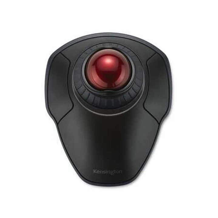 Kensington Orbit Raton Trackball Inalambrico Dual Bluetooth 3.0 y 2,4GHz 1600dpi - Anillo de Desplazamiento - Bola de 40mm - Reposamuñecas Extraible - 1