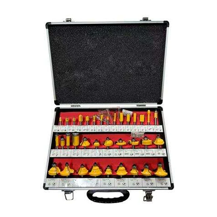 Blim Juego 35 Pcs Fresas 6mm para Madera 1