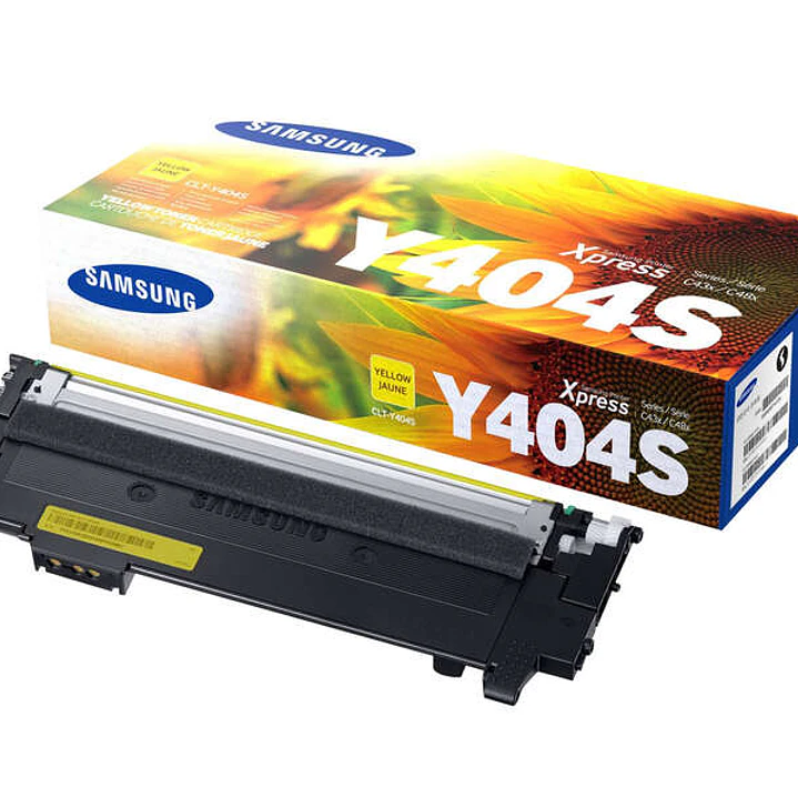 Samsung CLT-Y404S Amarillo Cartucho de Toner Original - SU444A 1