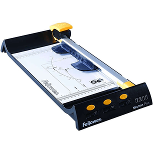 Fellowes Neutron A4 Plus Cizalla - Recorta hasta 10 Hojas - Guias Grabadas - Formato A4