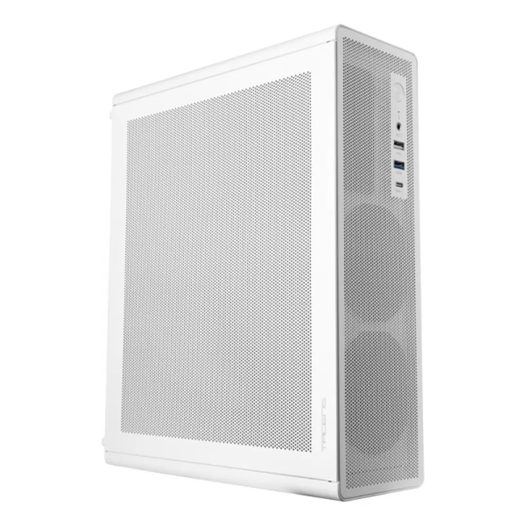 Tacens Aerom Slim 500 Caja Minitorre Ultra Compacta Micro ATX - Ventilador FDB de 90mm - Fuente de Alimentacion TFX 500W - Panel Frontal y Lateral de  1
