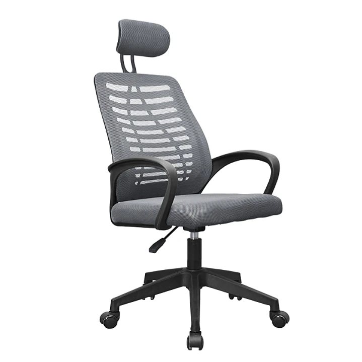 Mars Gaming MGC-ERGOB Silla de Oficina Ergonomica - Reposacabezas, Soporte Lumbar y Reposabrazos Ajustable - Malla Transpirable - Asiento de Espuma -  1