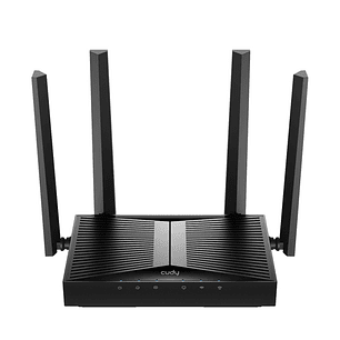Cudy Router WiFi 7 Dual Band Gigabit BE3600 - Velocidad hasta 1000Mbps - 5 Puertos - 4 Antenas Fijas de 5dBi - Tecnologia MU-MIMO - Color Negro