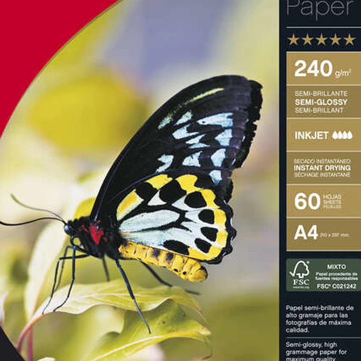 Apli Papel Fotografico Photosatin A4 240g 60 Hojas 1