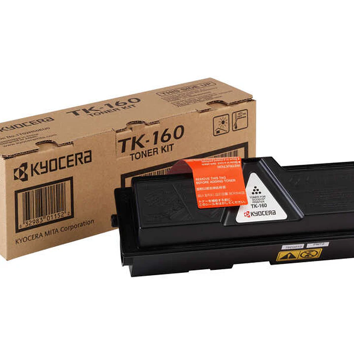 Kyocera TK160 Negro Cartucho de Toner Original - 1T02LY0NL0/1T02LY0NLC 1