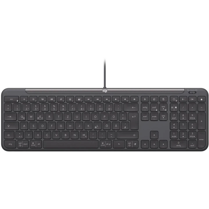 Logitech Signature Slim K620 Teclado USB - Atajos de Productividad con Tecla de IA y Controles de Reunion - Diseño Slim - Color Grafito 1