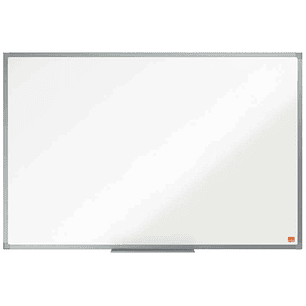 Nobo Essence Pizarra Magnetica de Acero Vitrificado 900x600mm - Montaje en Esquinas - Marco de Aluminio Anodizado - Bandeja para Rotuladores - Color B