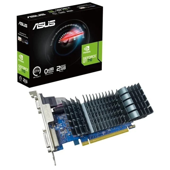 Asus GeForce GT 710 SL EVO BRK Tarjeta Grafica 2GB GDDR5 1