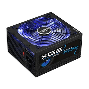 Tooq XGE II Fuente de Alimentacion Gaming 700W ATX 2.3 12V - PFC Activo - Certificacion 80 Plus Bronze - Ventilador Silencioso 140mm con Iluminacion L