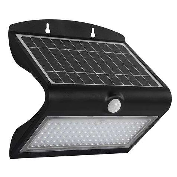 Elbat Aplique Led Solar Doble Iluminacion 8W - 850LM - Luz Fria 6000K - Luz Calidad 3000K - Sensor de Movimiento 1