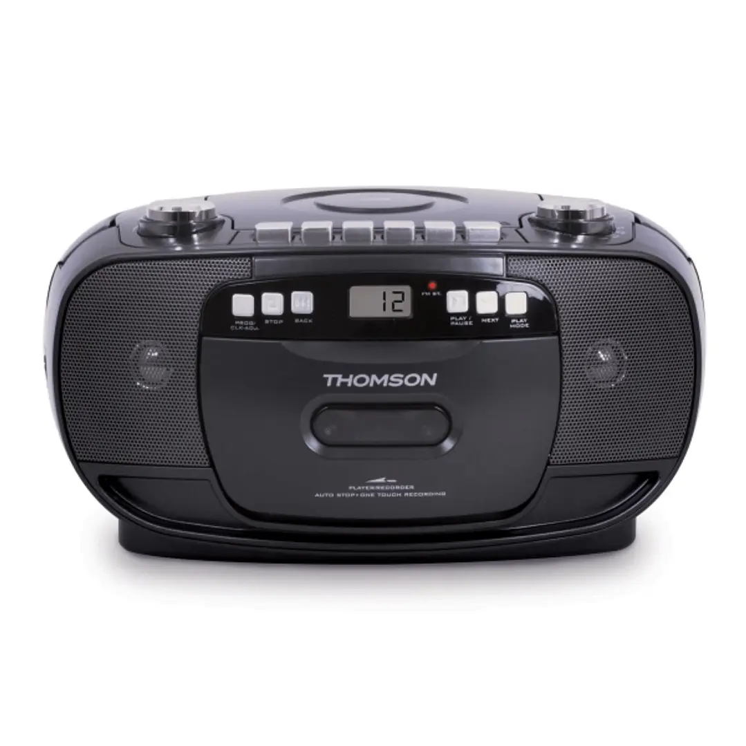 Thomson RK200CD Radio CD con Casete - Color Negro 1