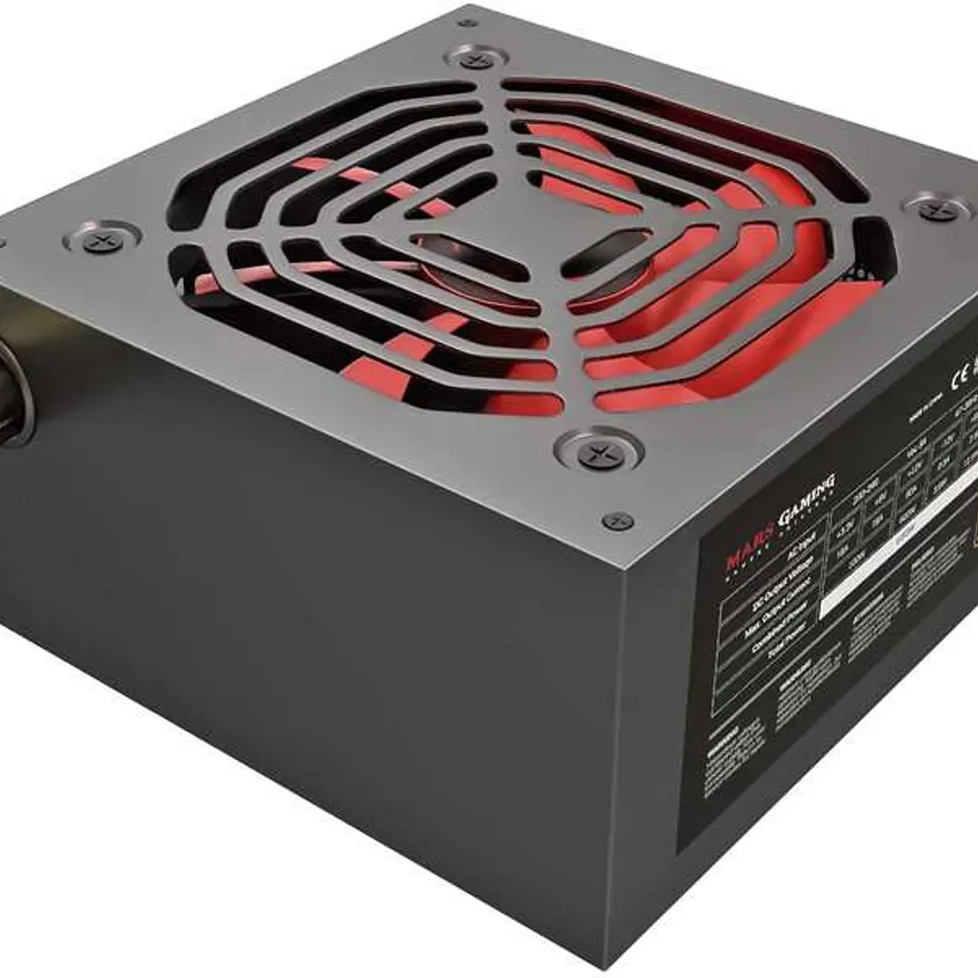 Mars Gaming MPB650 80 Plus Bronze Fuente de Alimentacion 650W ATX - PFC Activo - Ventilador 120mm 1