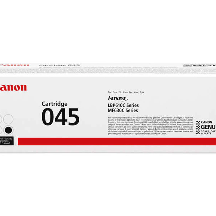 Canon 045 Negro Cartucho de Toner Original - 1242C002 1