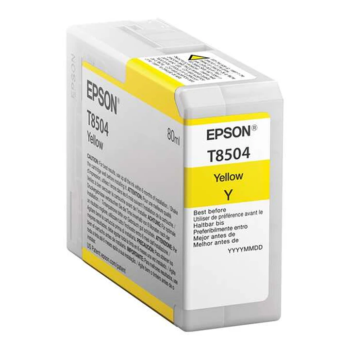 Epson T8504 Amarillo Cartucho de Tinta Original - C13T850400 1