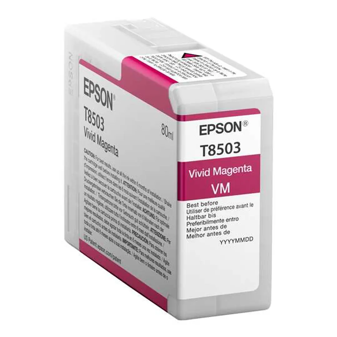 Epson T8503 Magenta Cartucho de Tinta Original - C13T850300 1