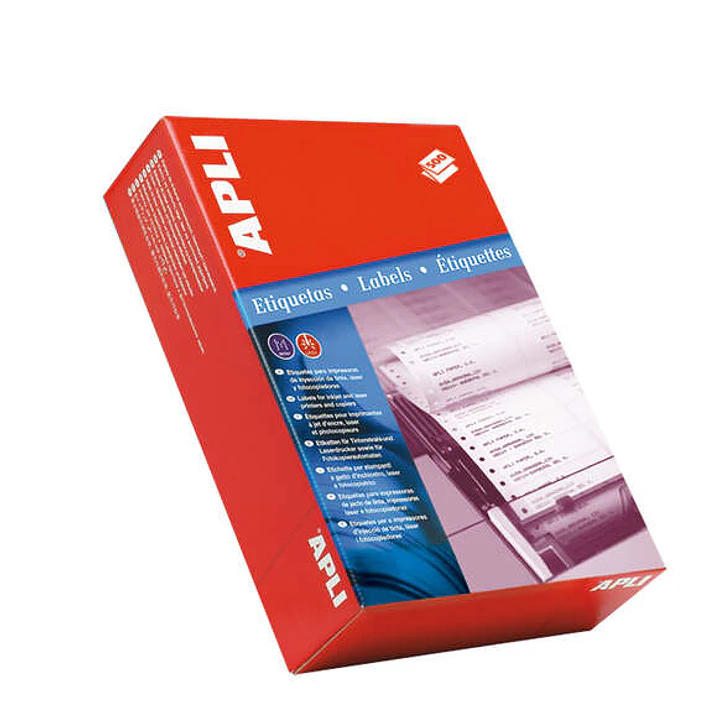Apli Etiquetas en Continuo 127.0 x 36.0mm - 1 500 Hojas 1