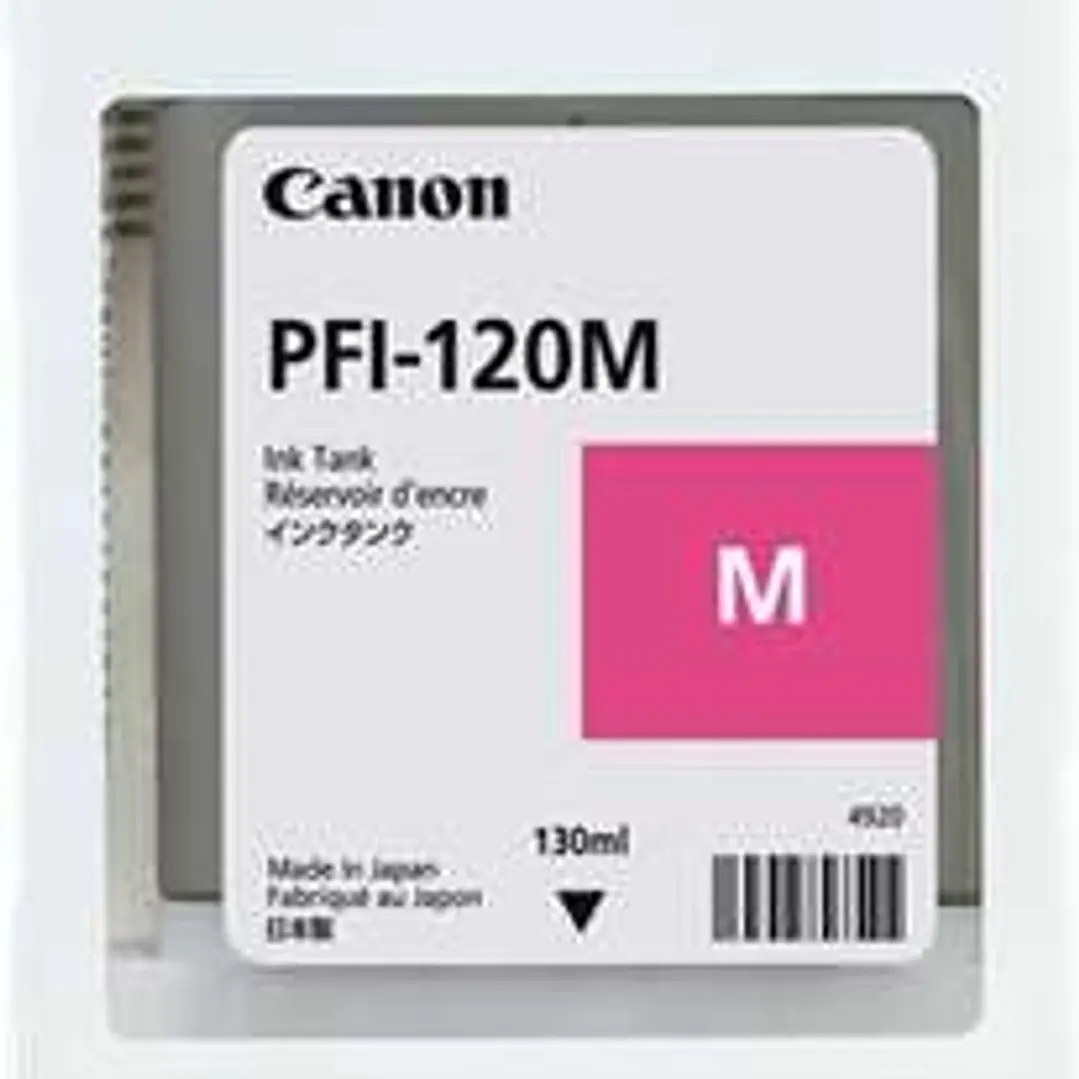 Canon PFI120 Magenta Cartucho de Tinta Original - 2887C001 1